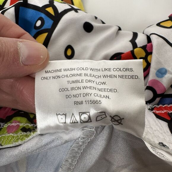 Hello Kitty Sleep Pants Sz XL Character Collage My Melody Badtz Maru Sanrio PJs - Picture 4 of 7